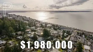 Sensational Panoramic View of Semiahmoo Bay and the Gulf Islands | 1352 Oxford St, White Rock, BC