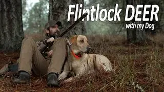 I took my Dog FLINTLOCK Deer Hunting and This Happened! Catch and Cook