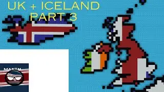 How To Build Uk + Iceland In Minecraft With @itssjustcoal