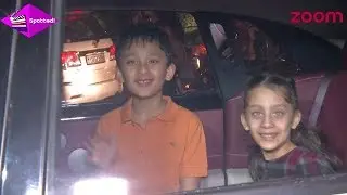 Sanjay Dutt's Kids Iqra & Shahraan Spotted In The City Over The Weekend