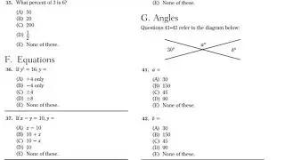 101 math MCQs
