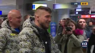 Ярослав Амосов в Киеве, после победного боя на Bellator 216 в США