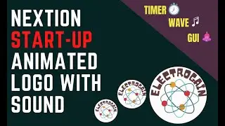 Animated company logo with sound | GUI | nexion sound | nextion logo animation | display tutorial |