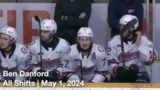 Ben Danford (OSH77) | All Shifts | Oshawa Generals vs. North Bay Battalion (OHL) | 5 1 2024