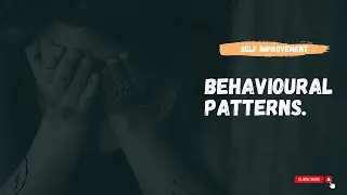 WATCH OUT FOR BEHAVIOURAL PATTERNS! #behaviour #selfimprovement #attitude #self