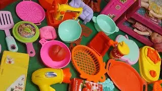 Satisfying with unboxing #colr full miniature barbie kitchen tray set toys #asmr #video 😍 