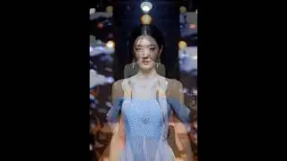 &ldquo;Pale blue tulle gown with sheer sleeves 🌬️ Obsessed with this delicate aesthetic&rdquo; #catwalktour