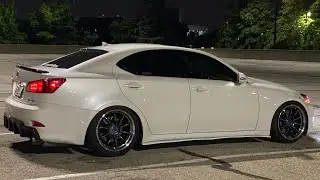 Lexus IS350 Fortune Auto Coilovers - Work Emotion ZR10 Wheels
