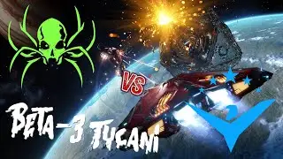 KUMO Crew pirates at the Beta-3 Tucani CG - Elite Dangerous PC