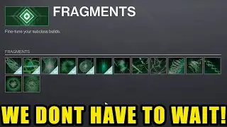 ALL STRAND FRAGMENTS ARE BECOMING AVAILABLE TODAY PSA!