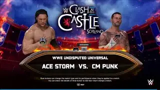 Ace Storm vs CM Punk 5 Clash At The Castle (2K25)