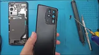 GALAXY S20 ULTRA REMOVE BATTERY COVER & REATTACH #galaxys20ultra