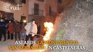 Así arde la MONUMENTAL de CASTELSERÁS 2022