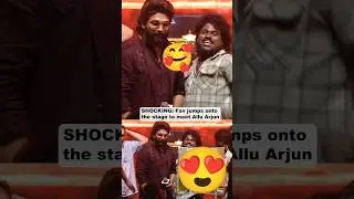 Allu Arjun Crazy Fans 😱 #shorts #alluarjun