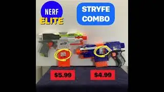NERF Blaster Thrifting Ready Good Find - Nerf Elite Stryfe Combo!  #shorts #nerf #blasters