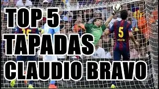 Top 5 - Claudio Bravo - Saves - Atajadas - Paradas [HD]
