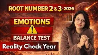 Numerology 2026 | Root Number 2 & 3 ⚠️ Emotional Truth, Growth & Remedies #Numerology2026 #roots