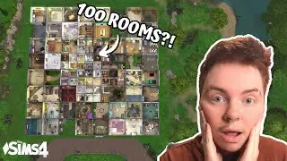 I Created 100 Rooms in Sims 4!! | Episode 21