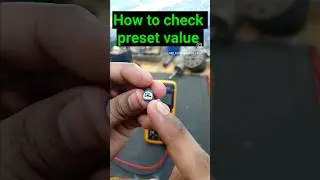 how to check preset value #electronics #viral #krelectronicwork