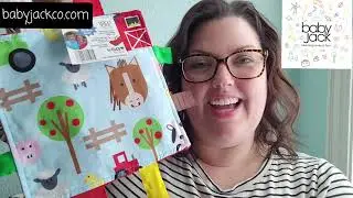 Baby Jack Sensory Tag Toys and Blankets for Developmental Benefits.