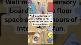 Maximize Playroom Space with Large Busy Wall & Interactive Sensory Boards | BumblebeeSmart Playroom