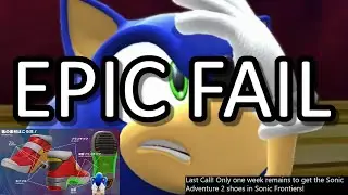 Sonic Frontiers RANT SA2 Soap Shoes going away soon! EPIC FAIL