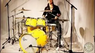 Gretsch USA Custom 4pc Yellow Lacquer- Stephen Whitesides