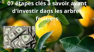 Comment investir et gagner de l'argent grâce aux arbres fruitiers
