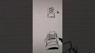 How to draw a shoe fast and easy tutorial!