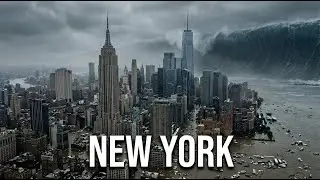 New York MEGA TSUNAMI (AI FICTIONAL) Massive Distruction