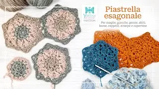 Piastrella esagonale facile e molto versatile.