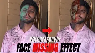 Face Missing Effect VFX Breakdown | Blender and After Effects