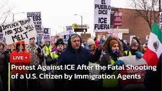 🔴 LIVE: Protest Against ICE After the Shooting of a U.S. Citizen by Immigration Agents | AC13