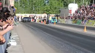 CLASE 8 SEG. Nissan gtr 35 VS brio casco aspirado COPA DE LAS NACIONES 2018