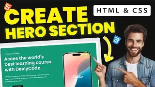 Creating a Stunning Hero Section with HTML & CSS