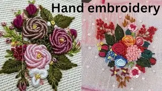 Hand Embroidery Design | Mirroring Tanka Design For Girls | By FashionWithHira