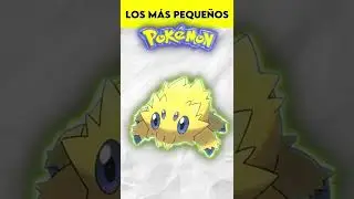 POK&Eacute;MON M&Aacute;S PEQUE&Ntilde;OS QUE EXISTEN #shorts