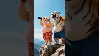 Забавное видео с лягушкой #мультфильм #ai #короткиевидео #короткиевидео