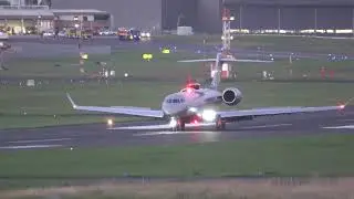 VistaJet 278 9H-VIB Emergency Landing at Farnborough 2/10/22 ATC Audio