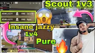 ❤️Scout 1v3 🔥⚡️Insane jazzy pure 1 v4 Rvng team😱🔥 SAMSUNG,A3,A5,A6,A7,J2,J5,J7,S5,S6,S7,S9A10,A20