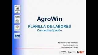 Software agricola AgroWin - Planilla de labores