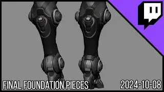 3D Character Sculpting - Marco Plouffe's Twitch Stream of 2024-10-08 - Final Foundation Pieces
