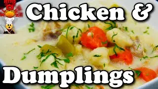 Chicken And Dumplings Easy Recipe by MIND BLOWN CHEF 🤯