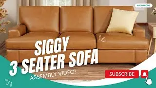 How to Style Your Living Room: Naomi Home | Siggy Sofa Assembly Video
