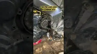 Ktm Gear Lever in Dominar 400 #dominar400modification #ktmvsbajaj