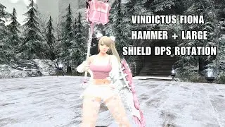 Vindictus Fiona - Hammer & Large Shield DPS Rotation