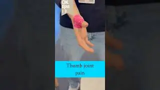 Taping for your thumb. DIY