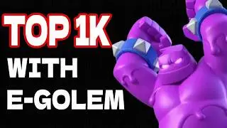 How to Play Elixir Golem in Ultimate Champion | Top 1000 Global Push (Clash Royale)