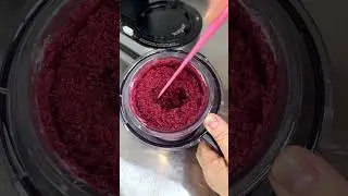 Sorvete de framboesas na sorveteira Ninja  #icecream