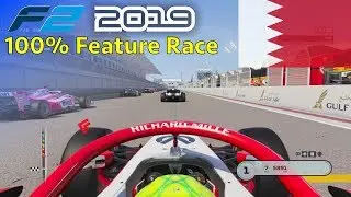 F1 2019 - Let's Make Schumacher F2 Champion #1: 100% Feature Race Bahrain